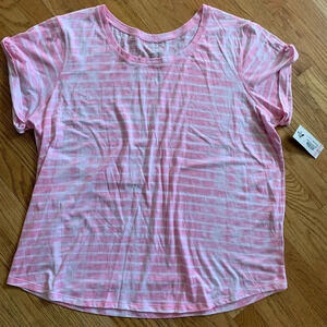 **NEW A.N.A Tie Dye Striped Top